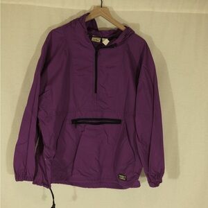 vintage ll bean windbreaker purple
